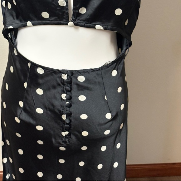 FREE PEOPLE Butterfly Babe Black Maxi Dress M - Picture 8 of 14